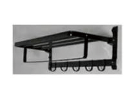 Space aluminum bath towel holder